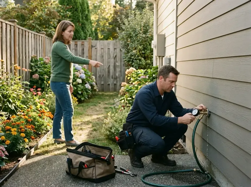 Plumber — Residential Plumber — Residential — Plumber, Homeowner, Tool Bag, Residential, Plumbing